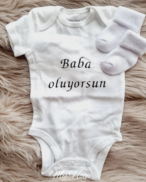 Baby Body Ankündigung Newborn